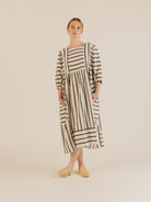 Sideline Betsy Dress Off White Stripe - Steranko Clothing Manchester