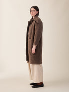 Sideline Bobby Coat Brown Marl - Steranko Clothing Manchester