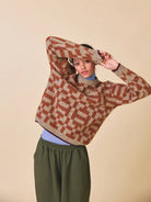 Sideline Fara Jumper Brown Mix - Steranko Clothing Manchester