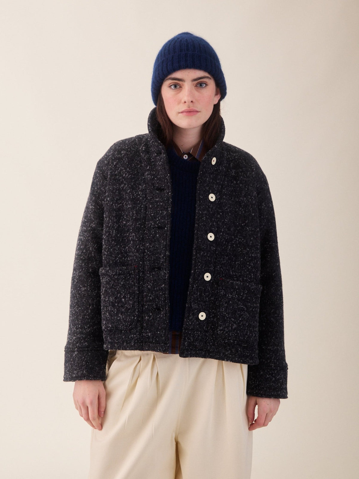 Sideline Grace Jacket Grey Fleck - Steranko Clothing Manchester