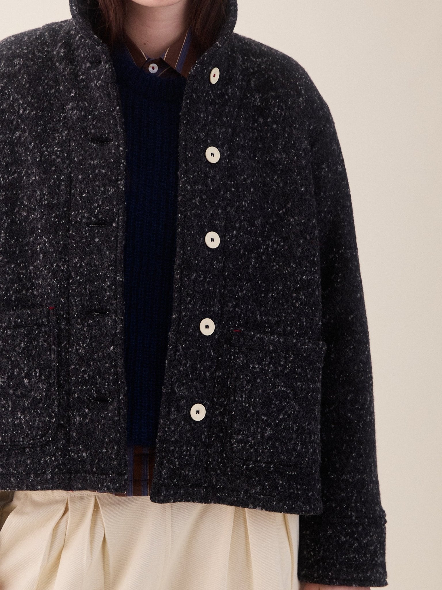 Sideline Grace Jacket Grey Fleck - Steranko Clothing Manchester