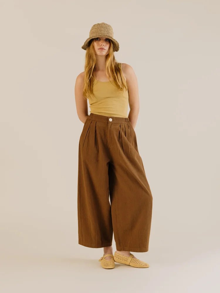 Sideline Leila Trousers Earth - Steranko Clothing Manchester