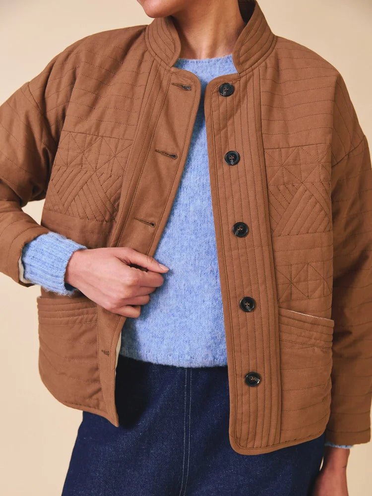 Sideline Matilda Jacket Toffee - Steranko Clothing Manchester