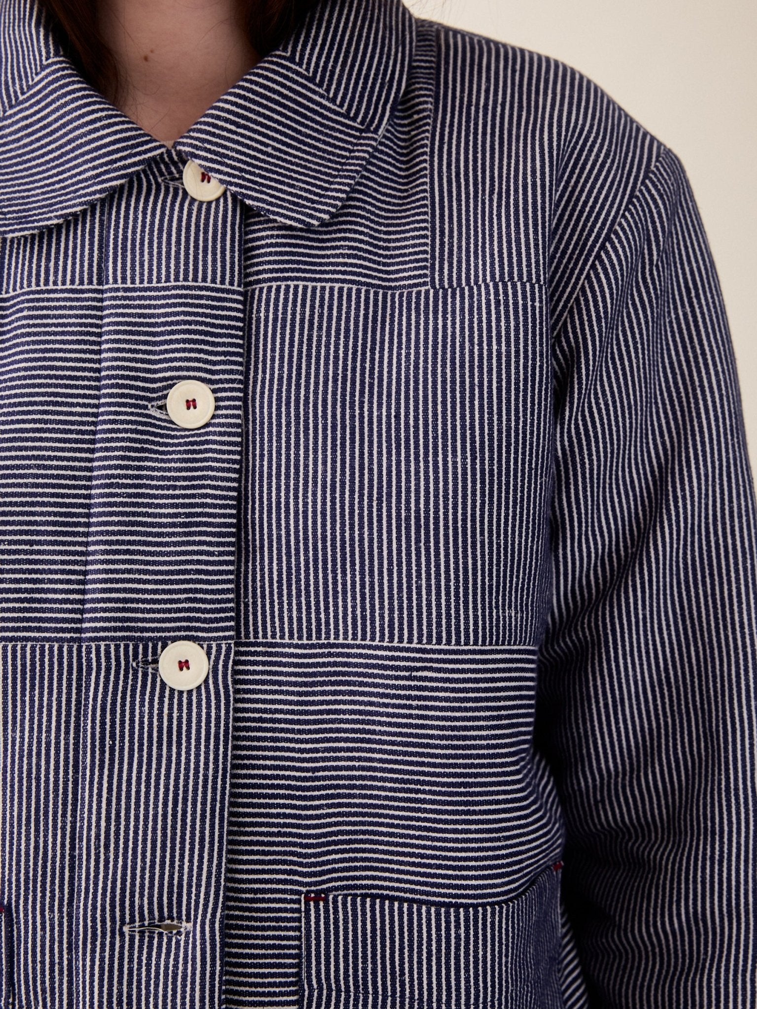 Sideline Molly Jacket Railroad Stripe - Steranko Clothing Manchester