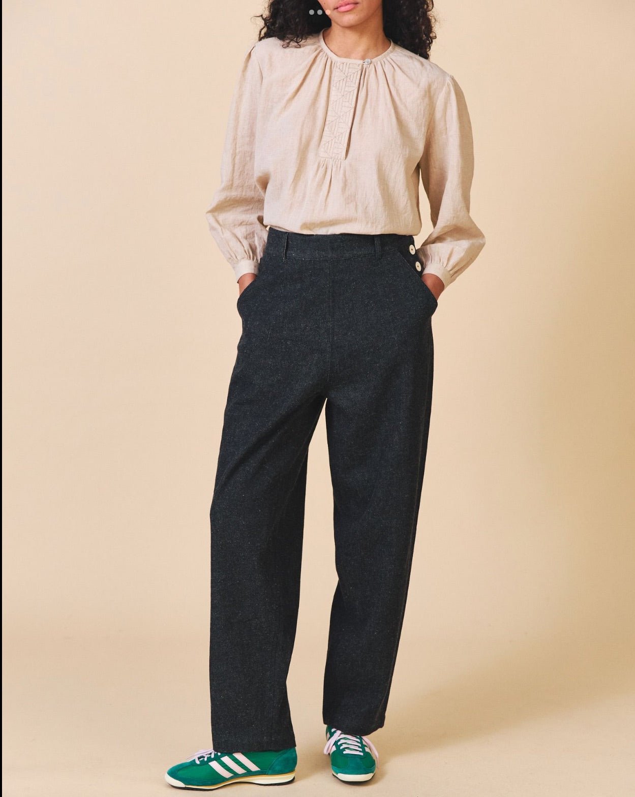 Sideline Pia Jeans Grey - Steranko Clothing Manchester