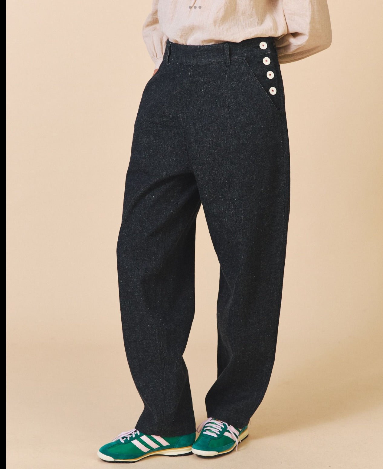 Sideline Pia Jeans Grey - Steranko Clothing Manchester