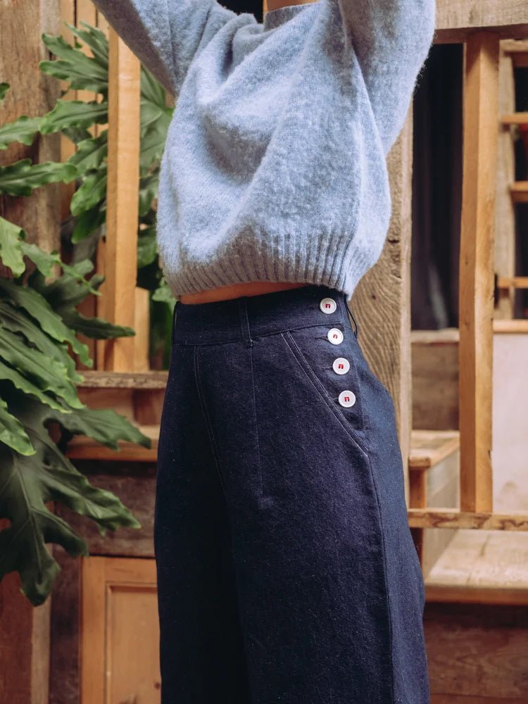 Sideline Pia Jeans Indigo - Steranko Clothing Manchester