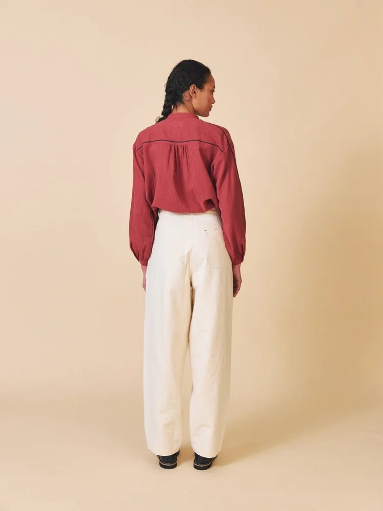 Sideline Pia Jeans Oat - Steranko Clothing Manchester