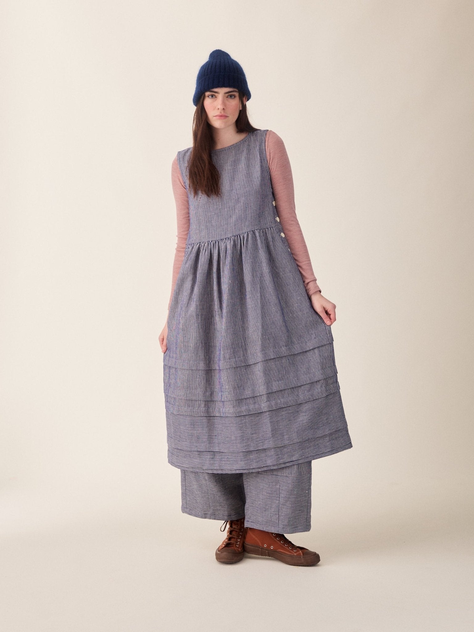 Sideline Robbie Dress Railroad Stripe - Steranko Clothing Manchester