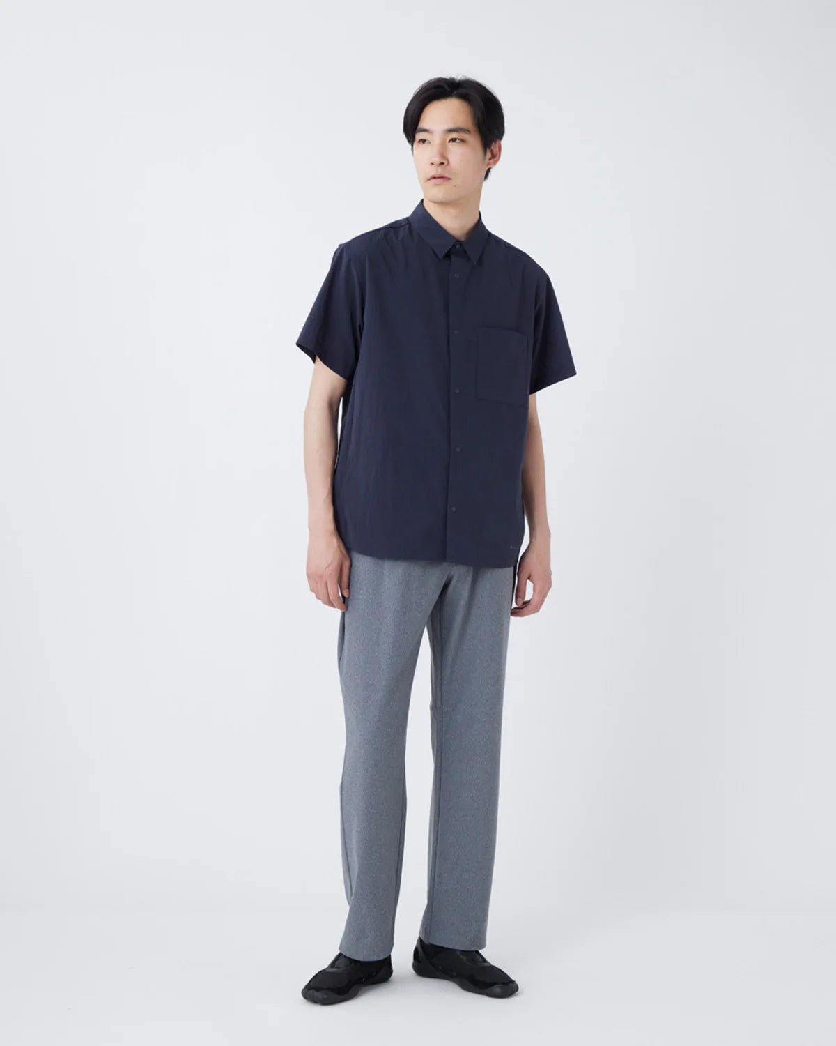 Snow Peak Breathable Quick Dry S/S Shirt Dark Navy - Steranko Clothing Manchester