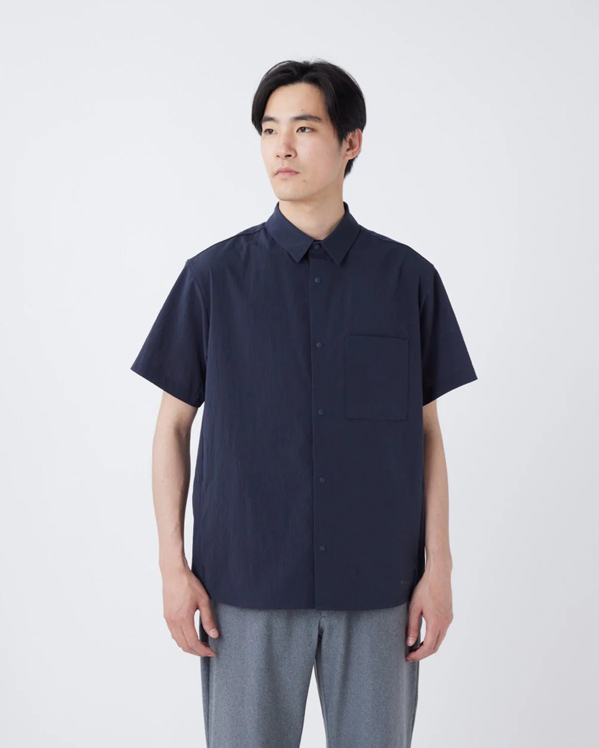 Snow Peak Breathable Quick Dry S/S Shirt Dark Navy - Steranko Clothing Manchester