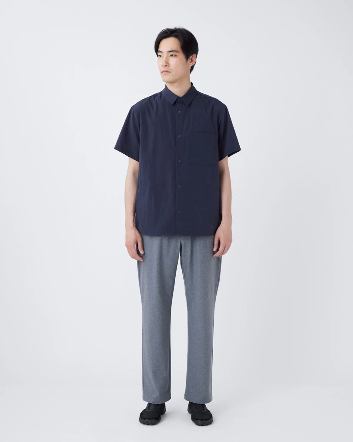 Snow Peak Breathable Quick Dry S/S Shirt Dark Navy - Steranko Clothing Manchester