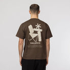 Snow Peak Elemental Balance T-Shirt Brown - Steranko Clothing Manchester