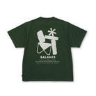 Snow Peak Elemental Balance T-Shirt Dark Green - Steranko Clothing Manchester