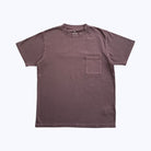 Snow Peak Garment Dyed T-Shirt Burgundy - Steranko Clothing Manchester