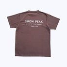 Snow Peak Garment Dyed T-Shirt Burgundy - Steranko Clothing Manchester