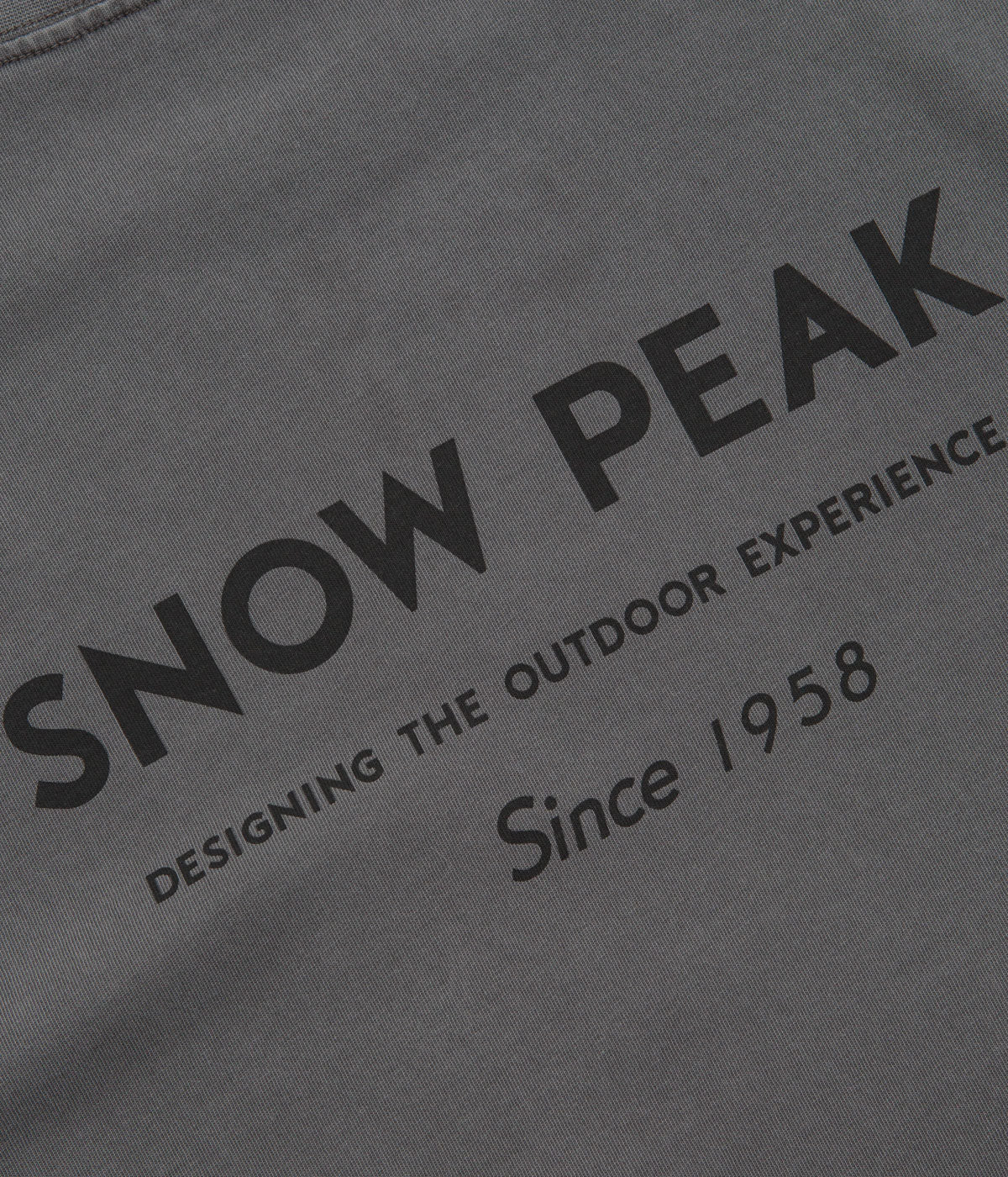 Snow Peak Garment Dyed T-Shirt Dark Green - Steranko Clothing Manchester