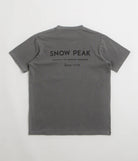 Snow Peak Garment Dyed T-Shirt Dark Green - Steranko Clothing Manchester