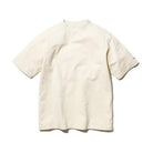Snow Peak Heavy Mock Neck T-Shirt Ecru - Steranko Clothing Manchester