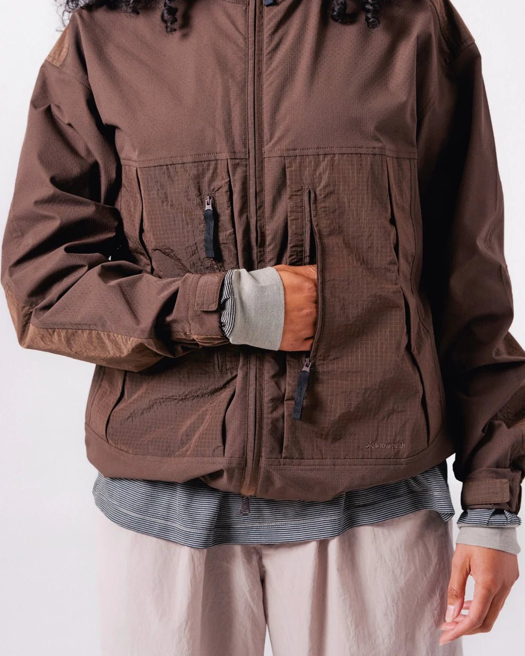 Snow Peak Insect Shield Jacket Brown - Steranko Clothing Manchester