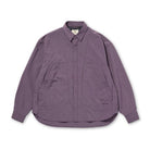 Snow Peak Kasuri Ripstop Shirt Dark Purple - Steranko Clothing Manchester