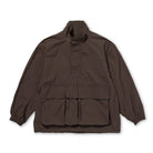 Snow Peak Nylon Double Rip Anorak Dark Brown - Steranko Clothing Manchester