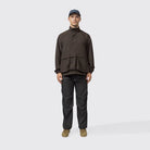 Snow Peak Nylon Double Rip Anorak Dark Brown - Steranko Clothing Manchester