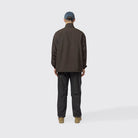 Snow Peak Nylon Double Rip Anorak Dark Brown - Steranko Clothing Manchester