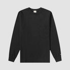 Snow Peak Recycled Cotton LS Heavyweight T-Shirt Black - Steranko Clothing Manchester