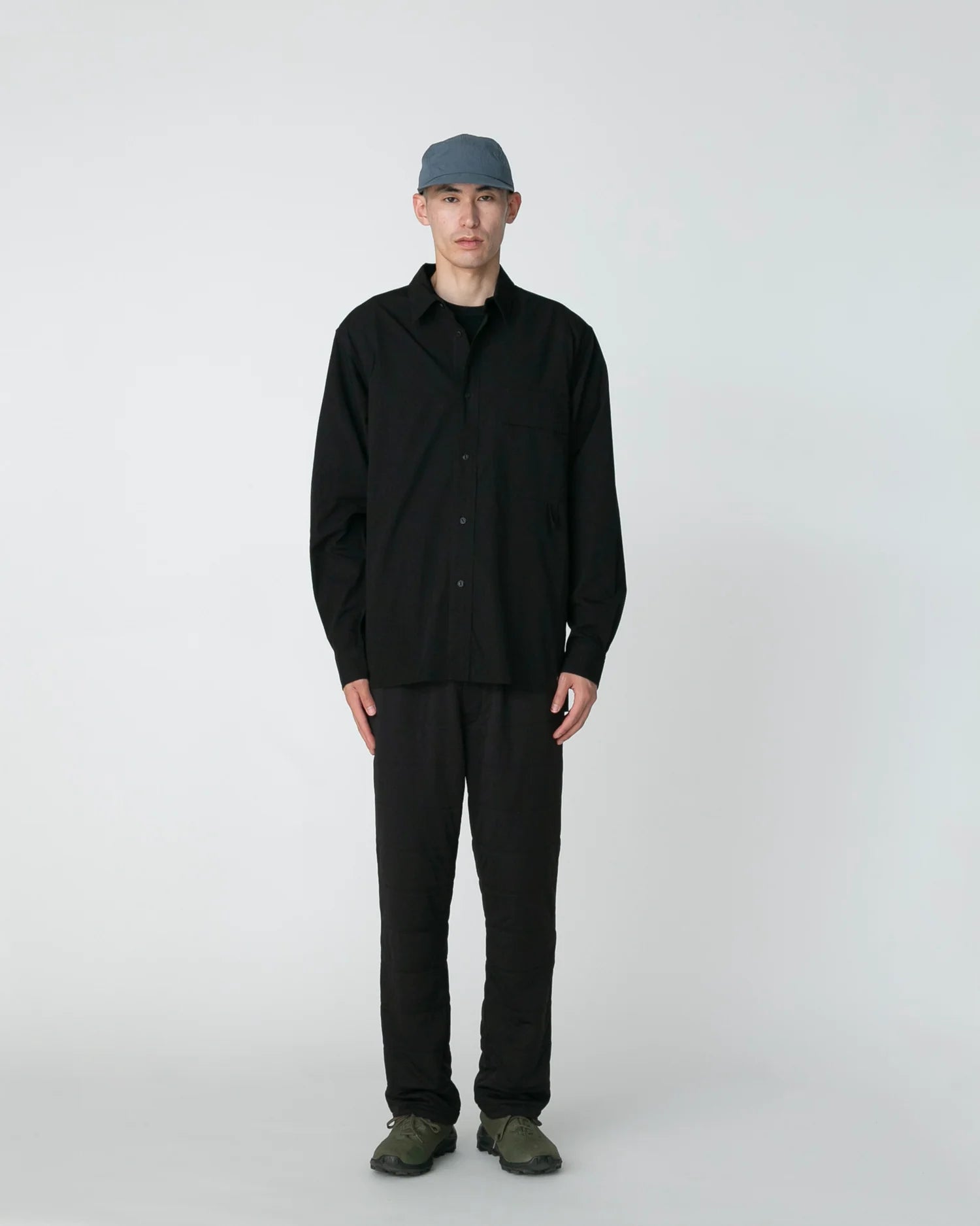 Snow Peak Takibi Light Ripstop Shirt Black - Steranko Clothing Manchester