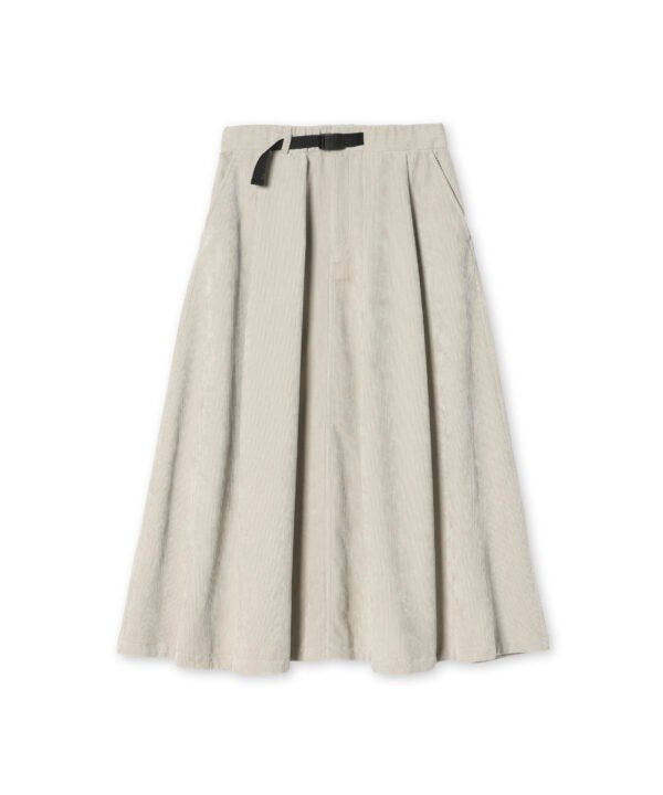 Snow Peak Technical Corduroy Skirt Ivory - Steranko Clothing Manchester