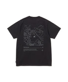 Snow Peak Topographic T-Shirt Black - Steranko Clothing Manchester