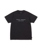 Snow Peak Topographic T-Shirt Black - Steranko Clothing Manchester