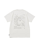 Snow Peak Topographic T-Shirt Off - White - Steranko Clothing Manchester