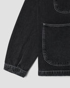 Stan Ray Coverall Jacket Stonewashed Black Denim - Steranko Clothing Manchester