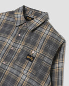 Stan Ray Flannel Shirt Charcoal - Steranko Clothing Manchester