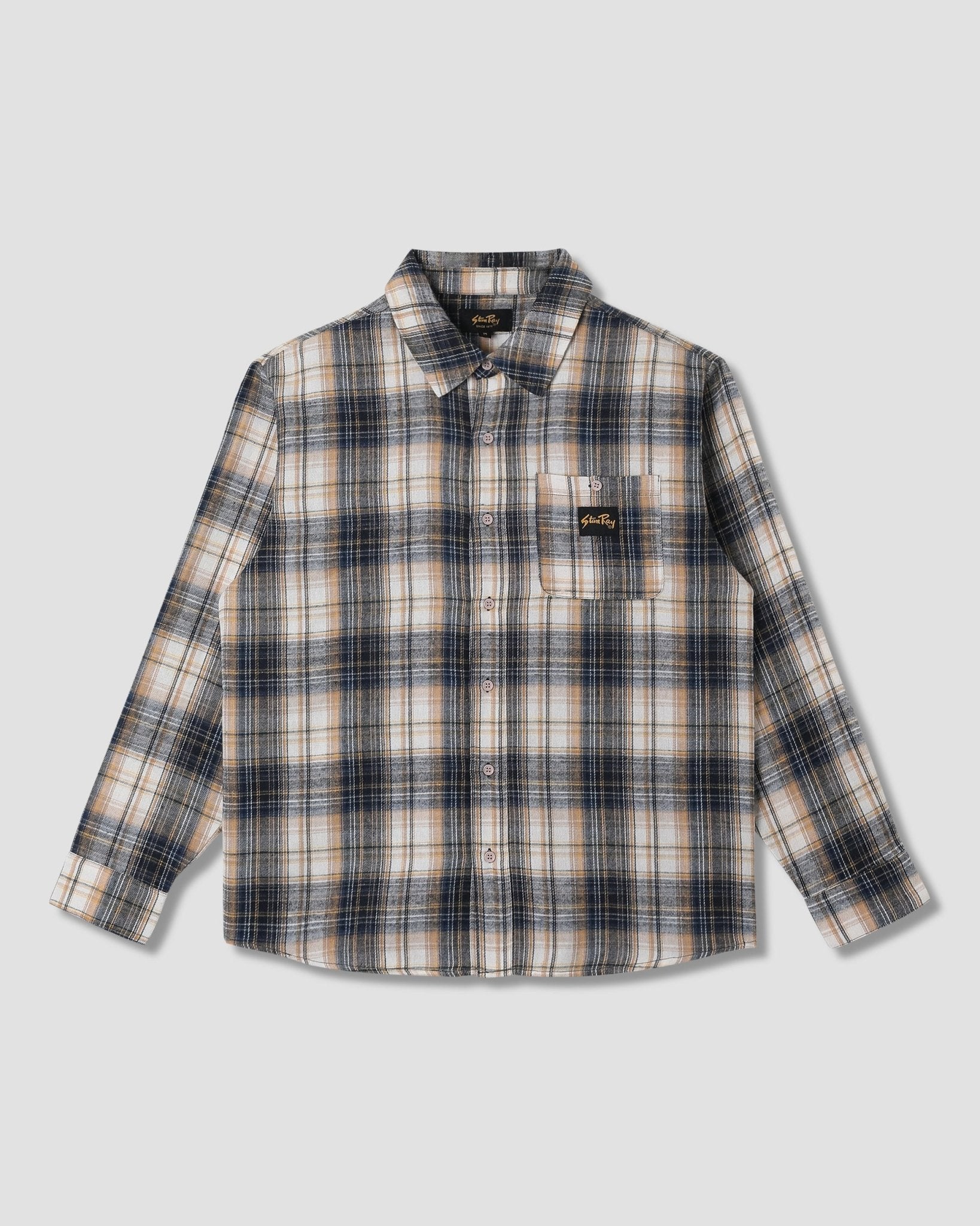 Stan Ray Flannel Shirt Navy Plaid - Steranko Clothing Manchester
