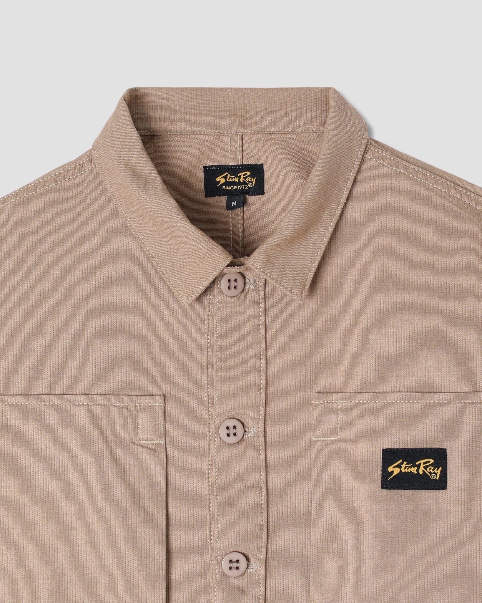 Stan Ray Painters Shirt Khaki Bedford - Steranko Clothing Manchester