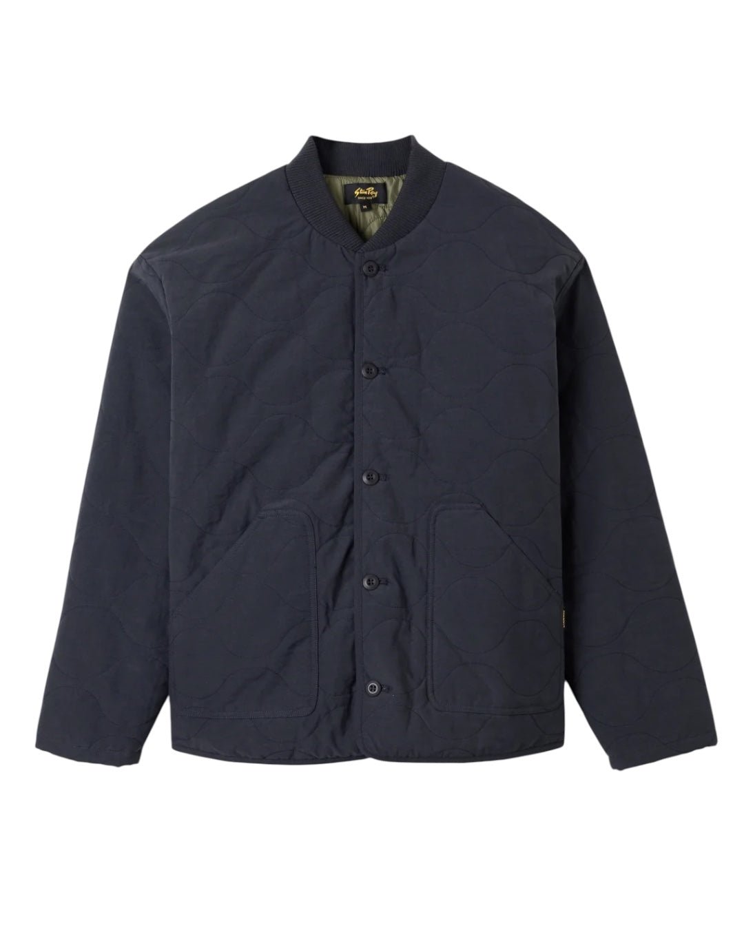 Stan Ray Quilted Jacket Black / Olive - Steranko Clothing Manchester