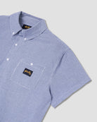 Stan Ray S/S Flannel Shirt Blue Gingham - Steranko Clothing Manchester