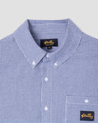 Stan Ray S/S Flannel Shirt Blue Gingham - Steranko Clothing Manchester