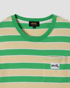 Stan Ray Stripe T-Shirt Island Green Sunlight - Steranko Clothing Manchester