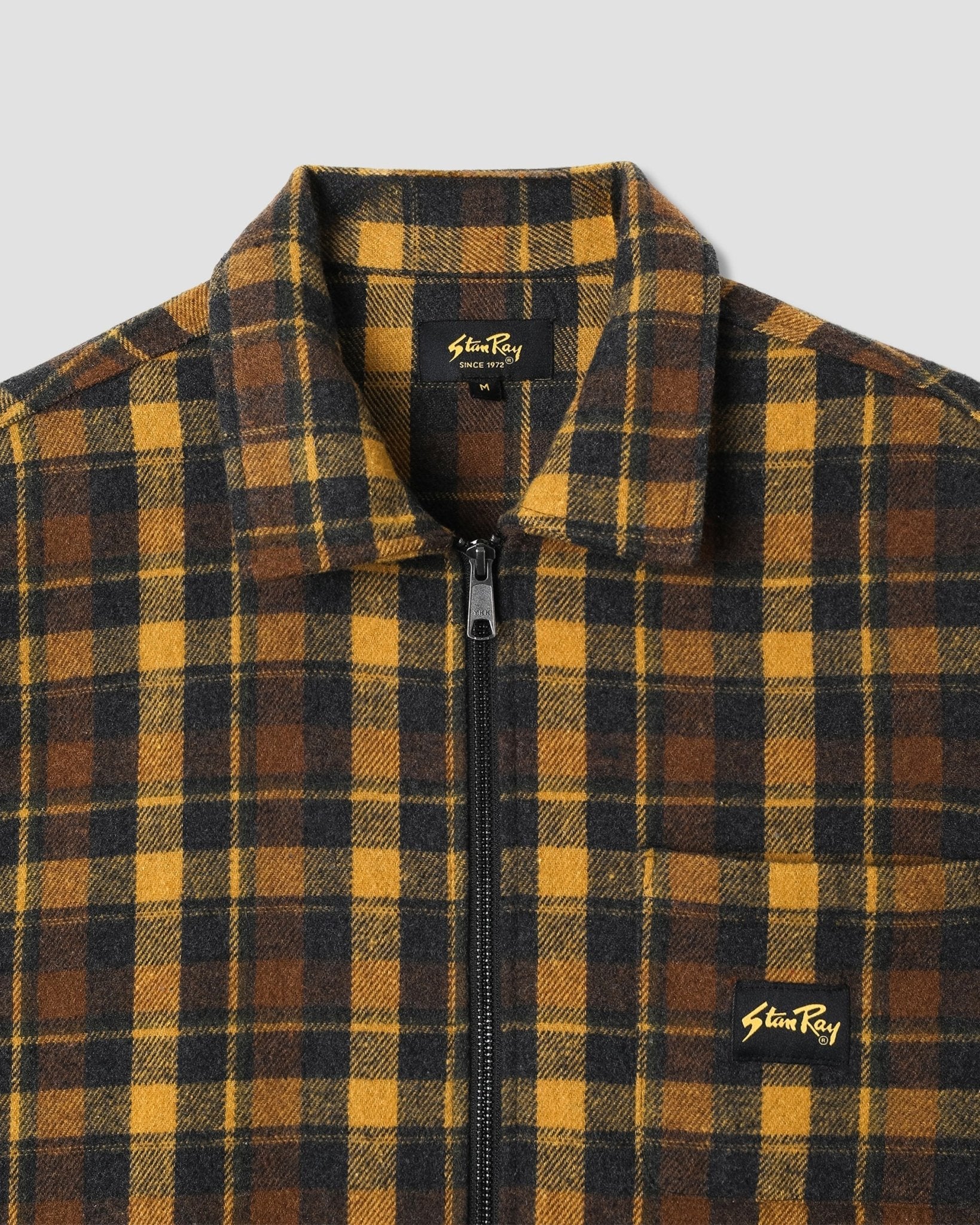 Stan Ray Zip Shirt Acorn Plaid - Steranko Clothing Manchester