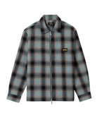 Stan Ray Zip Shirt Blue / Pink Check - Steranko Clothing Manchester