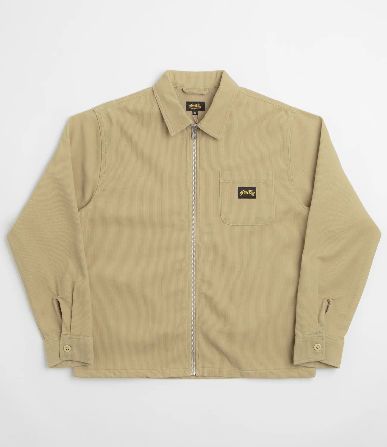 Stan Ray Zip Shirt Eucalyptus Bedford Cord - Steranko Clothing Manchester