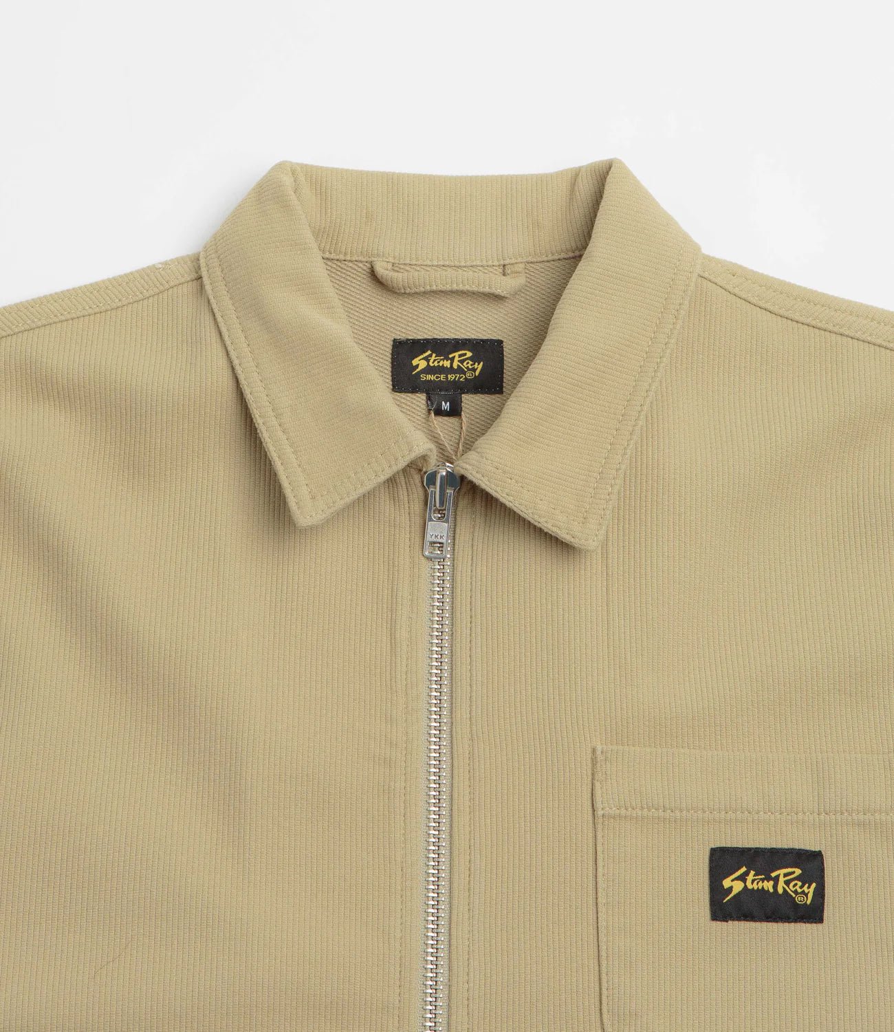 Stan Ray Zip Shirt Eucalyptus Bedford Cord - Steranko Clothing Manchester