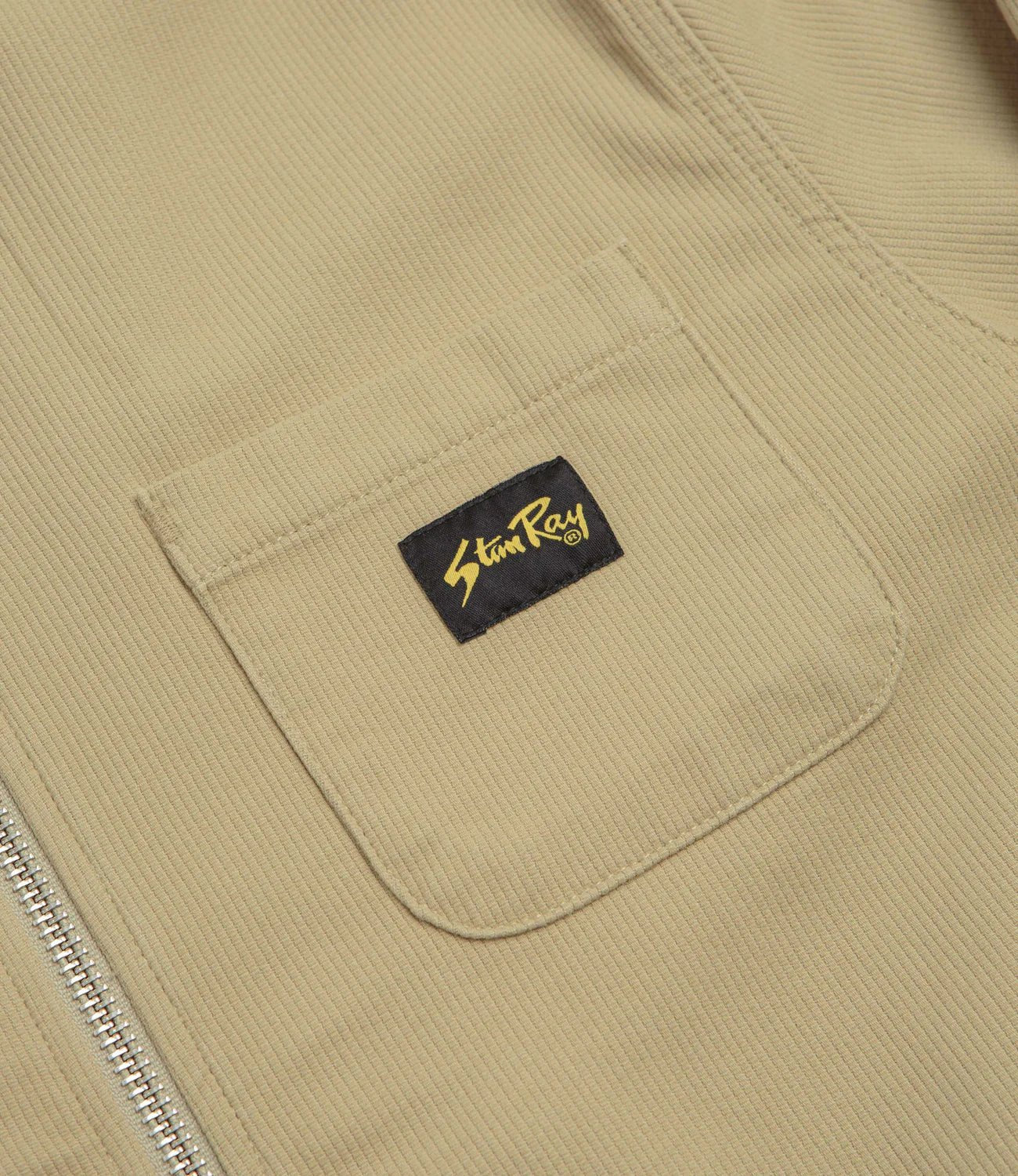 Stan Ray Zip Shirt Eucalyptus Bedford Cord - Steranko Clothing Manchester
