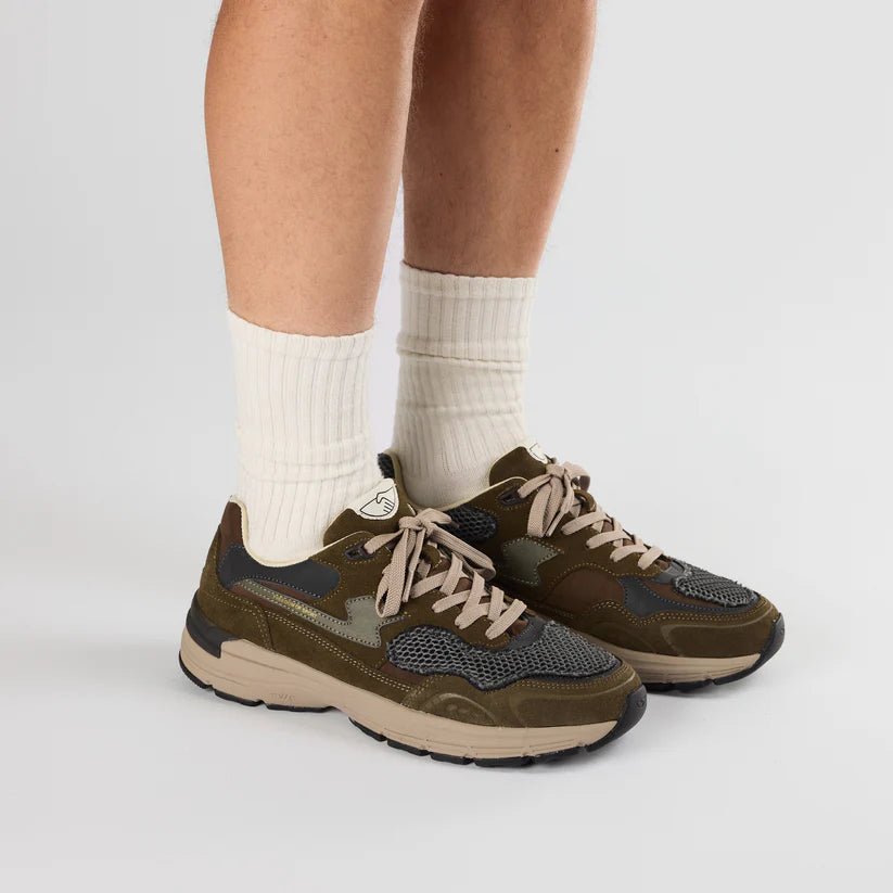 Stepney Workers Club Amiel II S - Strike Mesh Overlay Woodland - Steranko Clothing Manchester