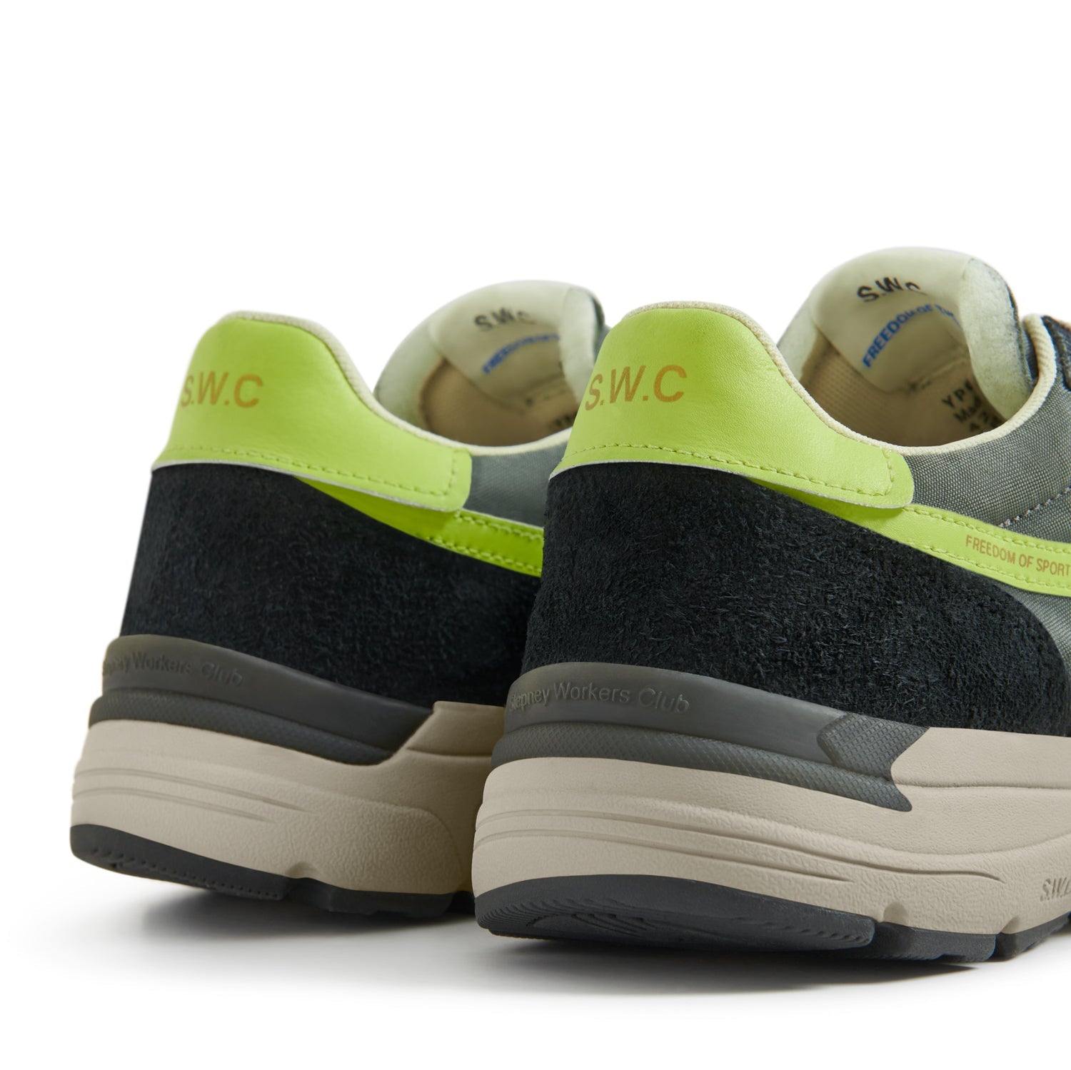 Stepney Workers Club Osier S - Strike Geo - Merged Asphalt Lime - Steranko Clothing Manchester