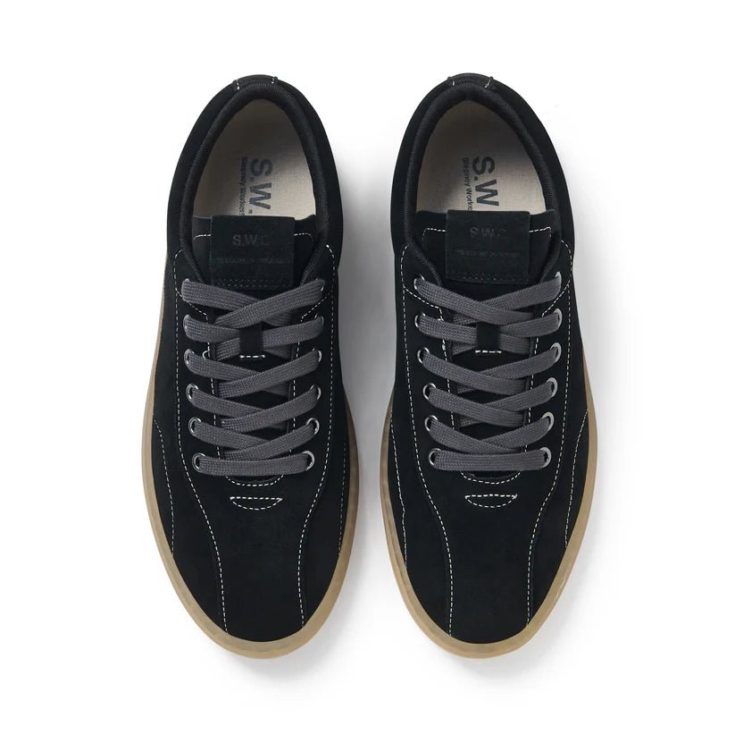 Stepney Workers Club Surma Suede Black - Steranko Clothing Manchester